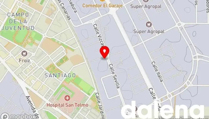mapa de Cag Grup Alimentari Guissona Tienda de alimentación en Palencia