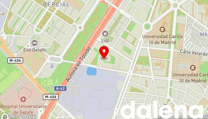 mapa de Cárnicas Roceño Supermercado en Getafe
