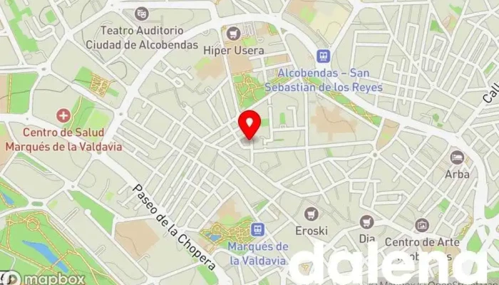 mapa de Carnicería Al - Safaa Carnicería, Panadería, Frutería, Supermercado en Alcobendas