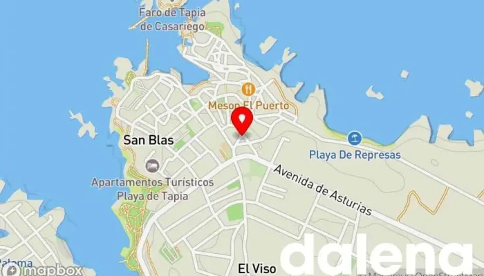 mapa de Carniceria Pilar Autoservicio Carnicería, Tienda de alimentación, Supermercado en Tapia de Casariego