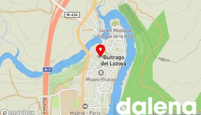 mapa de Carrefour express Buitrago Supermercado en Buitrago del Lozoya