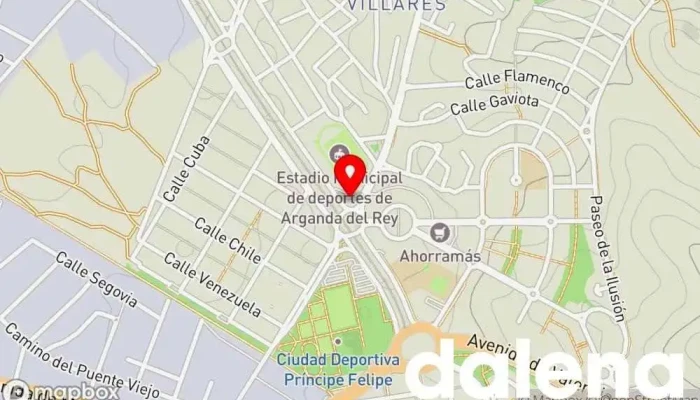 mapa de Carrefour Express EESS Supermercado en Arganda del Rey