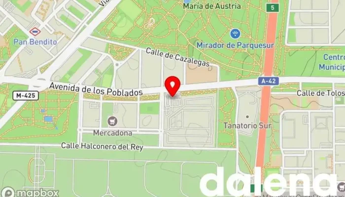 mapa de Carrefour Express EESS Supermercado en Madrid