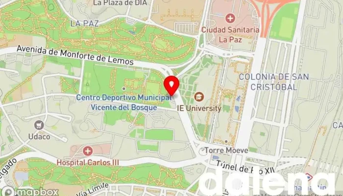 mapa de Carrefour Express EESS Supermercado en Madrid