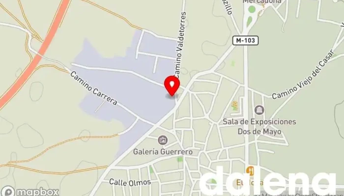 mapa de Carrefour Express EESS Supermercado en Fuente el Saz de Jarama