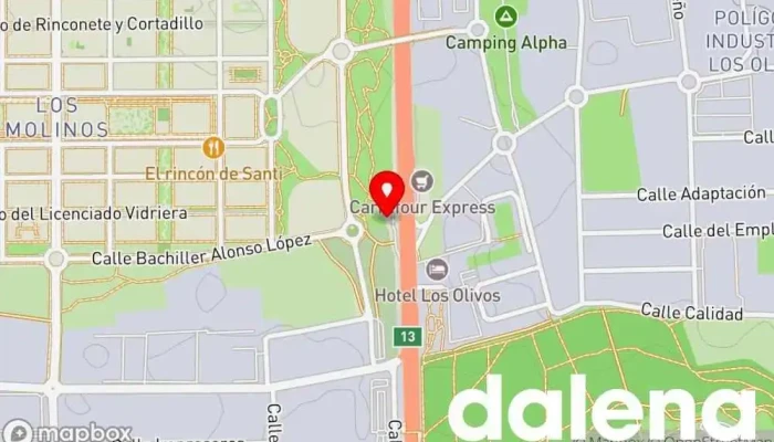 mapa de Carrefour Express EESS Supermercado en Getafe