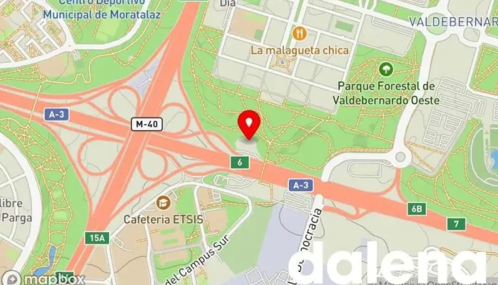 mapa de Carrefour Express EESS Supermercado en Madrid