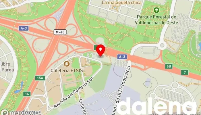 mapa de Carrefour Express EESS Supermercado en Madrid