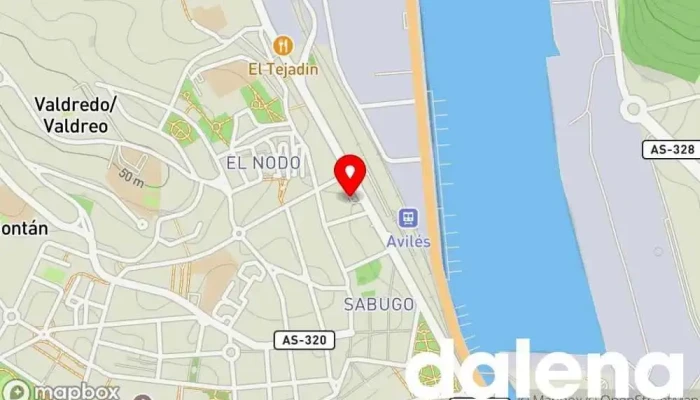 mapa de Carrefour Express EESS Supermercado en Avilés