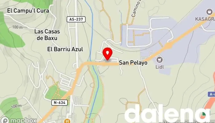 mapa de Carrefour Express EESS Supermercado en Grado