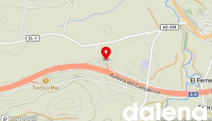 mapa de Carrefour Express EESS Supermercado en Asturias