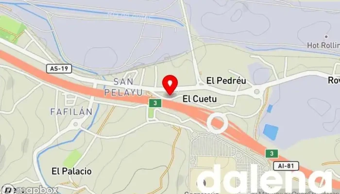 mapa de Carrefour Express EESS Supermercado en Asturias