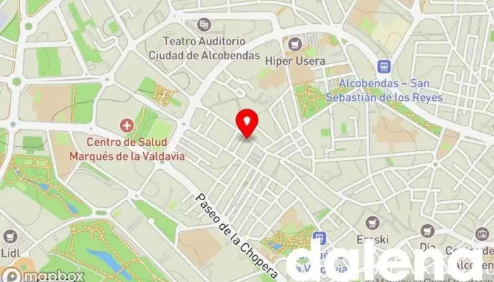 mapa de Carrefour Express Supermercado en Alcobendas