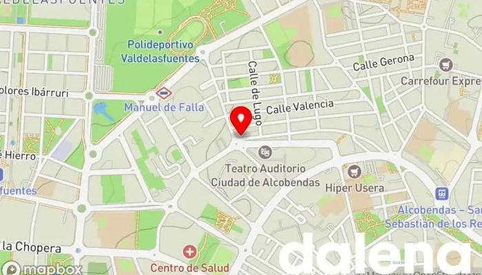 mapa de Carrefour Express Supermercado en Alcobendas