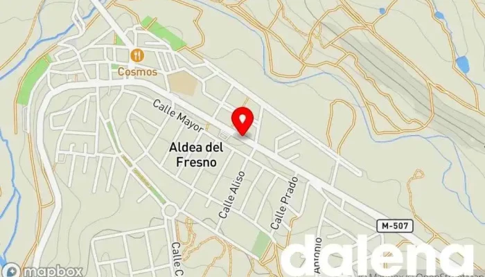 mapa de Carrefour Express Supermercado en Aldea del Fresno