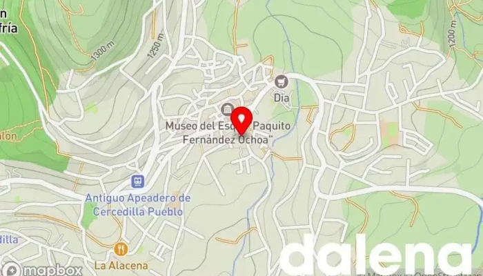 mapa de Carrefour Express Supermercado en Cercedilla