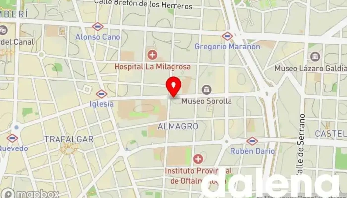 mapa de Carrefour Express Supermercado en Madrid