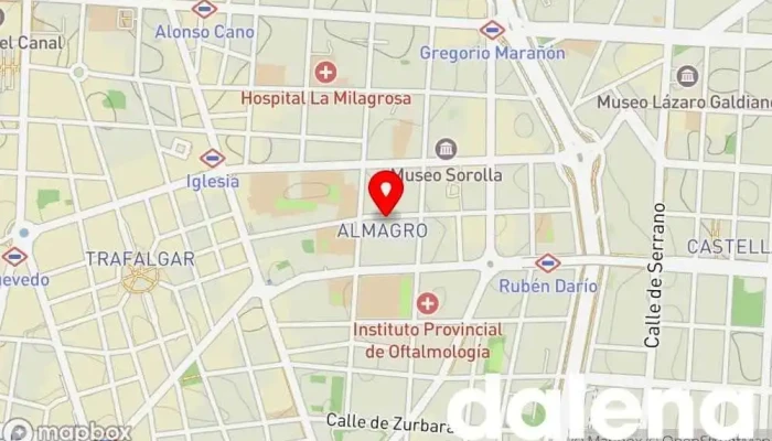 mapa de Carrefour Express Supermercado en Madrid