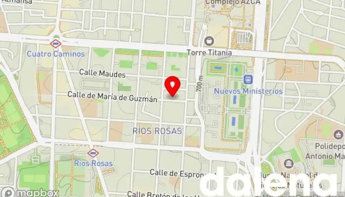 mapa de Carrefour Express Supermercado en Madrid