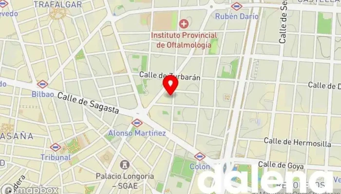 mapa de Carrefour Express Supermercado en Madrid