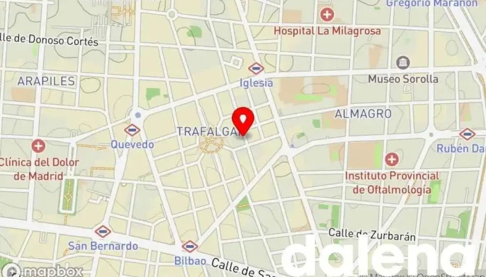 mapa de Carrefour Express Supermercado en Madrid