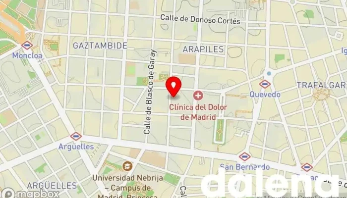 mapa de Carrefour Express Supermercado en Madrid