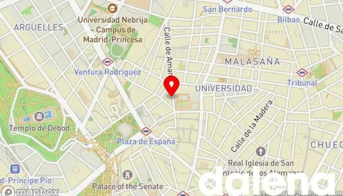 mapa de Carrefour Express Supermercado en Madrid