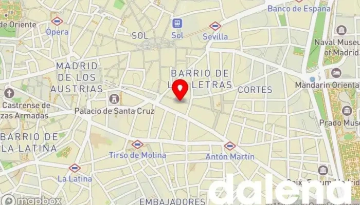 mapa de Carrefour Express Supermercado en Madrid