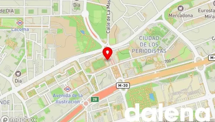 mapa de Carrefour Express Supermercado en Madrid