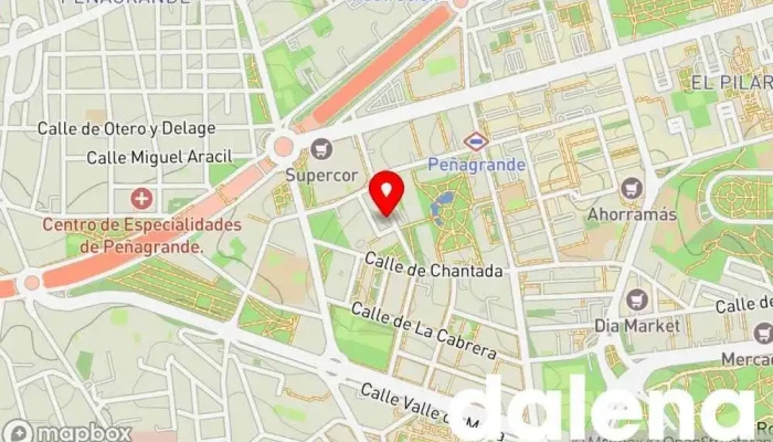 mapa de Carrefour Express Supermercado en Madrid
