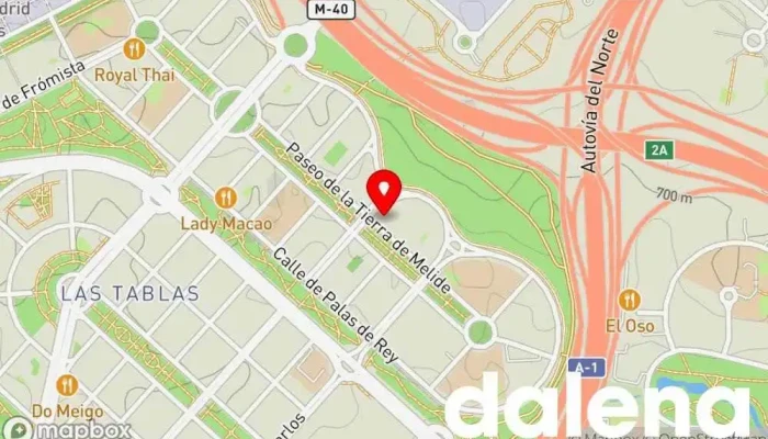 mapa de Carrefour Express Supermercado en Madrid