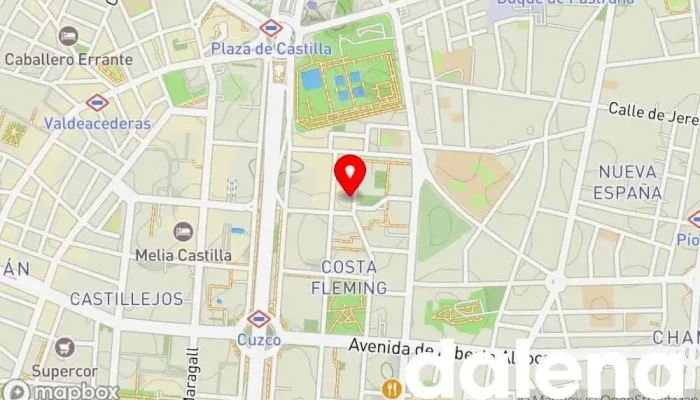 mapa de Carrefour Express Supermercado, Tienda de alimentación en Madrid
