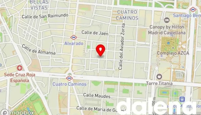 mapa de Carrefour Express Supermercado en Madrid