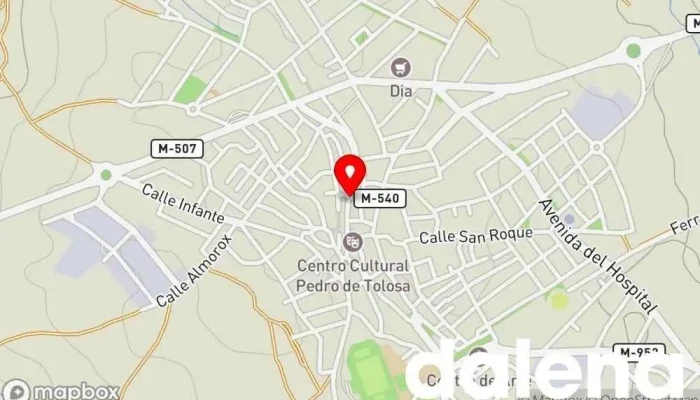 mapa de Carrefour Express Supermercado en Villa del Prado
