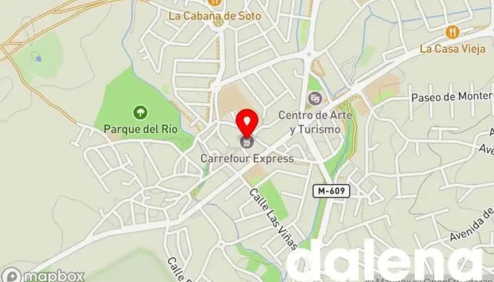 mapa de Carrefour Express Supermercado en Soto del Real