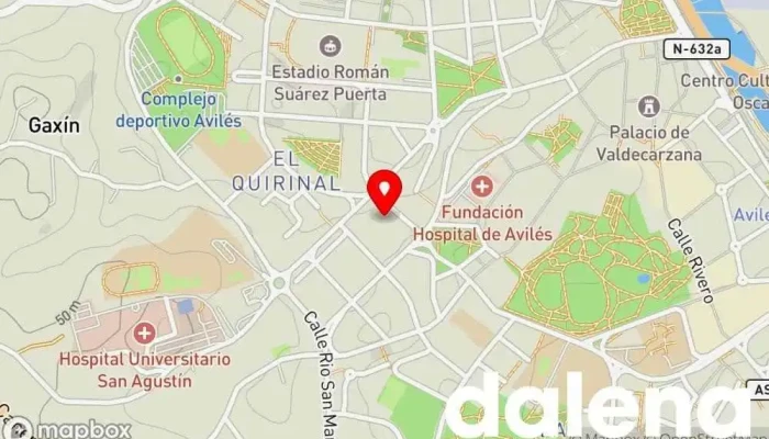 mapa de Carrefour Express Supermercado en Avilés