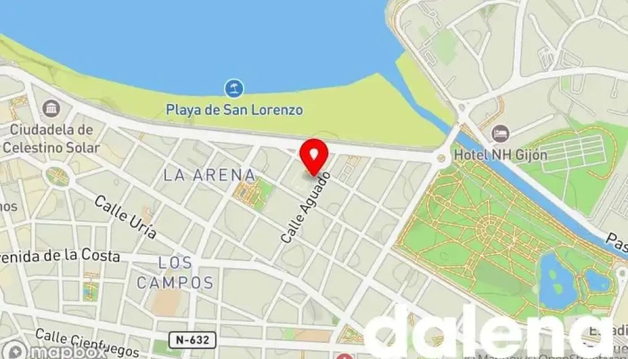 mapa de Carrefour Express Supermercado en Gijón