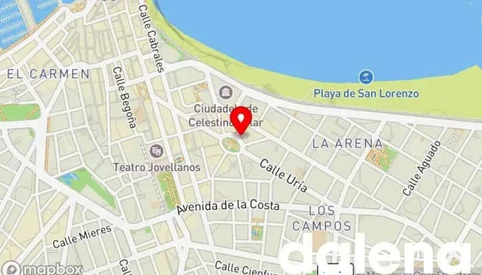 mapa de Carrefour Express Supermercado en Gijón