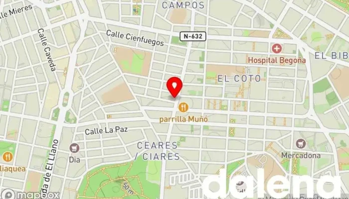 mapa de Carrefour Express Supermercado en Gijón