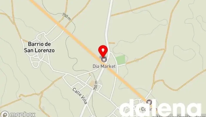 mapa de Carrefour Express Supermercado en 3