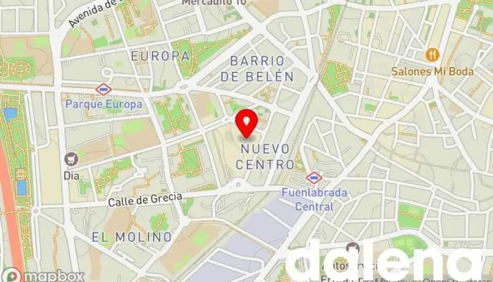 mapa de Carrefour Hipermercado en Fuenlabrada