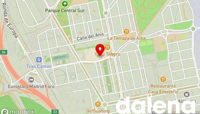 mapa de Carrefour Hipermercado en Tres Cantos