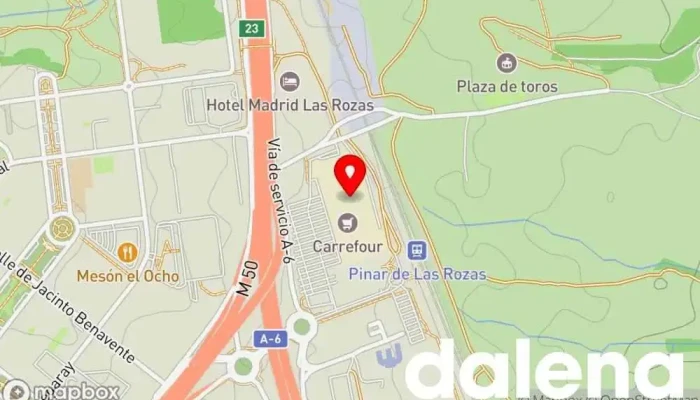 mapa de Carrefour Hipermercado en El Pinar de