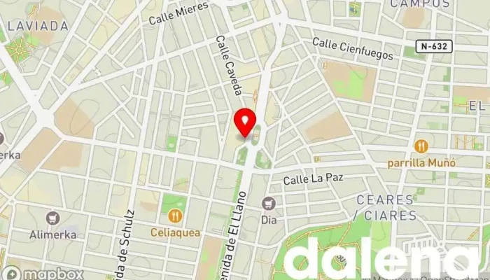 mapa de Carrefour Hipermercado en Gijón