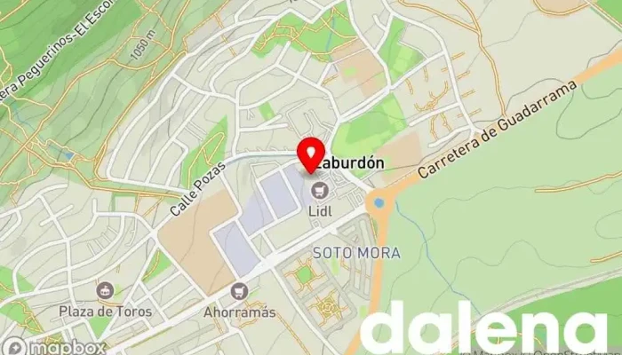 mapa de Carrefour Market Supermercado en San Lorenzo de El Escorial