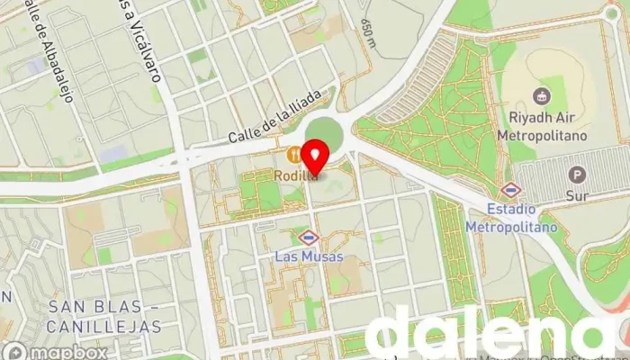 mapa de Carrefour Market Supermercado en Madrid