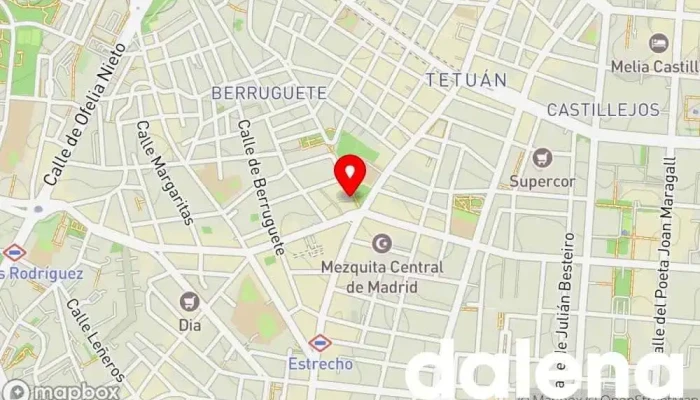 mapa de Carrefour Market Supermercado, Panadería, Carnicería, Tienda de alimentación, Pescadería, Frutería, Perfumería en Madrid
