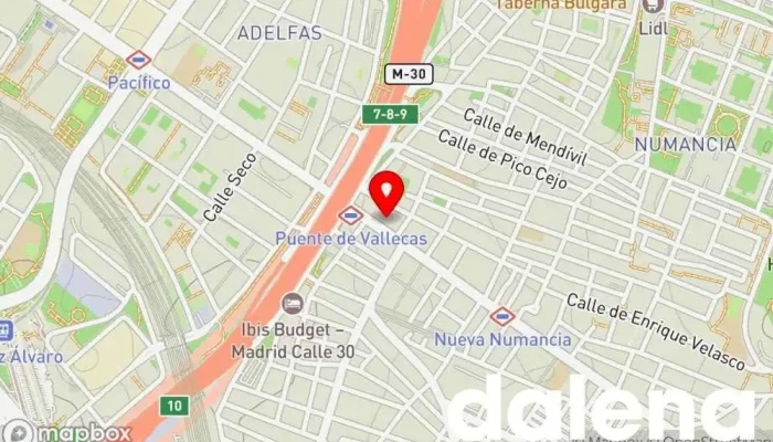 mapa de Carrefour Market Supermercado en Madrid