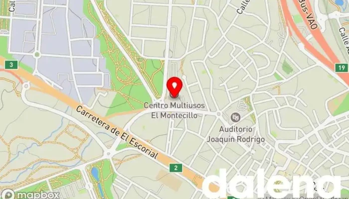 mapa de Carrefour Market Supermercado en Las Rozas de Madrid