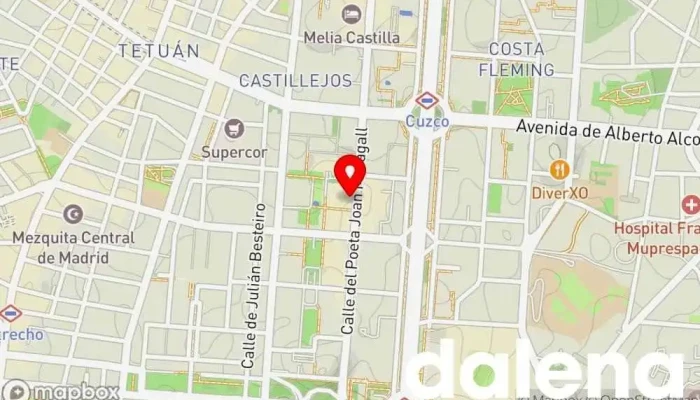 mapa de Casa Elías El Buen Mercado Supermercado en Madrid